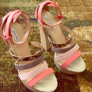 Multi Coral Shoes